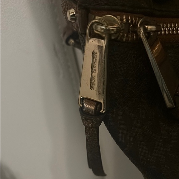 Michael Kors Brown Medium Logo Backpack - Picture 3 of 15